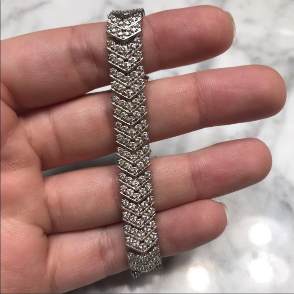 cubic zirconia bracelet